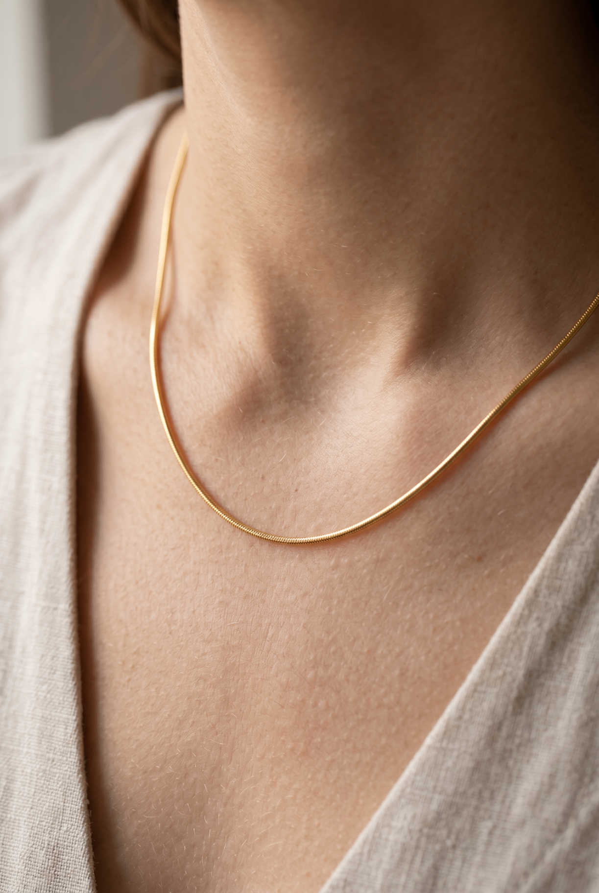 PACE gold chain worn daily